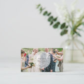 Photographe transparent Carte de visite de timbre  (Debout devant)