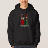 Photographer LOVE Gnome Funny Matching Pajama Chri Hoodie (Voorkant)