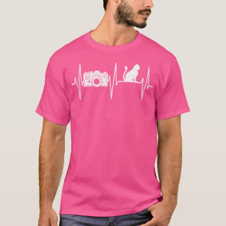 Photographer Shirt Funny Cat Lover Camera Photogra