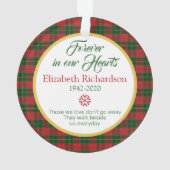 Photographie Acrylique de Noël du Mémorial de la P (dos)