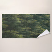 PHOTOGRAPHIE AÉRIENNE DE LA FORÊT (Serviette de bain)