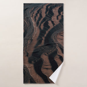 Photographie aérienne de montagne
