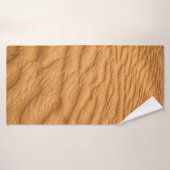 Photographie aérienne du désert (Serviette de bain)