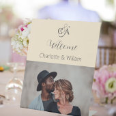 Photographie beige monogramme mariage signe de bie