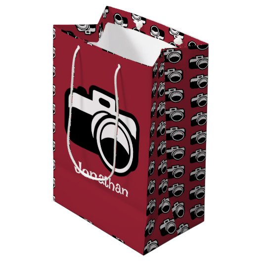 Photographie Camera Design Sac cadeau (Devant Angle)