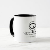 Photographie capturée 11oz d'aperçus. Tasse de (Devant gauche)