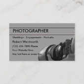 Photographie Carte de visite Design moderne (Devant)