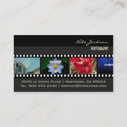 PHOTOGRAPHIE carte de visite MINI FOLIO (Dos)