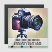 Photographie Carte magnétique professionnelle (Devant / Derrière)