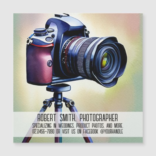 Photographie Carte magnétique professionnelle (Devant)