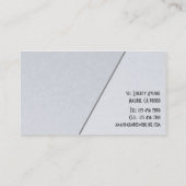 Photographie - cartes de visite (Dos)