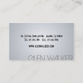 Photographie - cartes de visite (Dos)