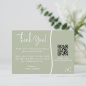 Photographie Client Merci Pièce photo Code QR (Debout devant)