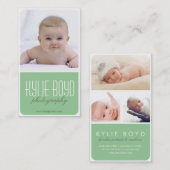 Photographie Collage Carte de visite (Devant / Derrière)