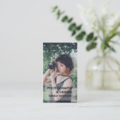 Photographie créative Design Carte de visite avec (Debout devant)