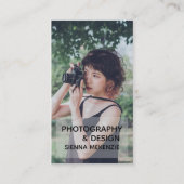 Photographie créative Design Carte de visite avec (Devant)