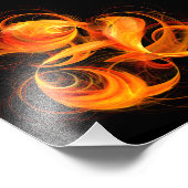 Photographie d'art Abstrait Fireball (Coin)