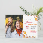 Photographie d'automne Mini Modèle de session (Debout devant)