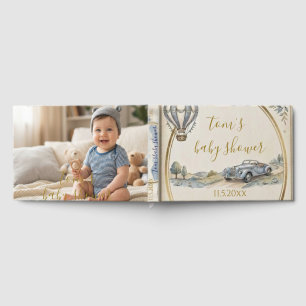 Photographie de Baby Shower en Montgolfière Vintag