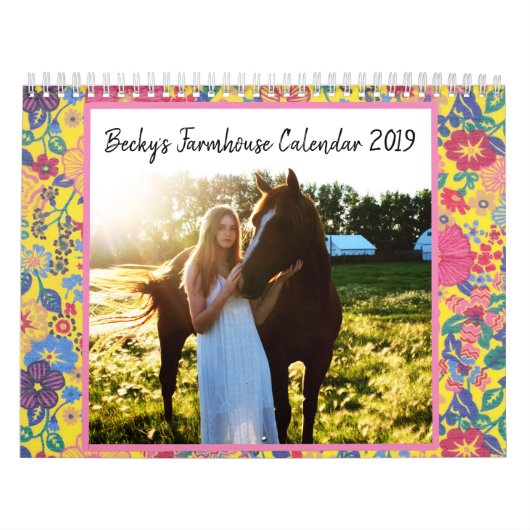 Photographie de calendrier de la ferme de Becky (Protection)
