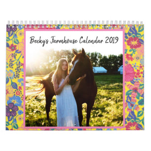 Photographie de calendrier de la ferme de Becky