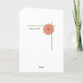 Photographie de carte de voeux de Corso de canne (Dos)