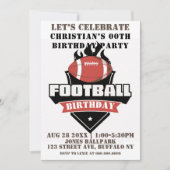 Photographie de football noir Invitations de la fê (Devant)