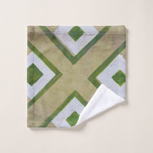 Photographie de gros plan textile Brown, blanc et  (Gant de toilette)