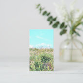 Photographie de la nature QR Code Carte de visite (Debout devant)