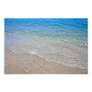 Photographie de l'eau d'abrégé sur vert bleu