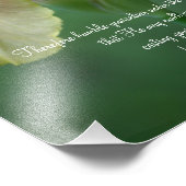 Photographie de l'écriture iris jaune (Coin)