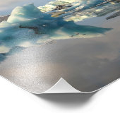 Photographie de l'iceberg de Jokulsarlon (Coin)