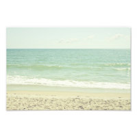 Photographie de plage de Mint Green Pastel