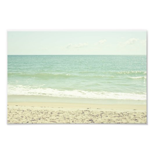 Photographie de plage de Mint Green Pastel (Devant)