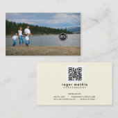 Photographie de Roger Mathis, carte de famille (Devant / Derrière)