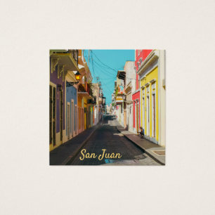Photographie de rue pavée de vieux San Juan