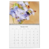 Photographie des abeilles et des fleurs Calendrier (Jan 2026)