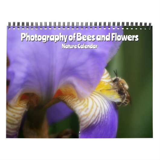 Photographie des abeilles et des fleurs Calendrier (Protection)