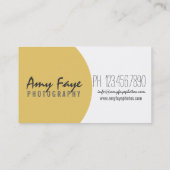 Photographie des cartes de visite | (Dos)