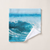 Photographie des vagues #3 (Gant de toilette)