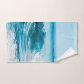 Photographie des vagues #3 (Serviette à main)