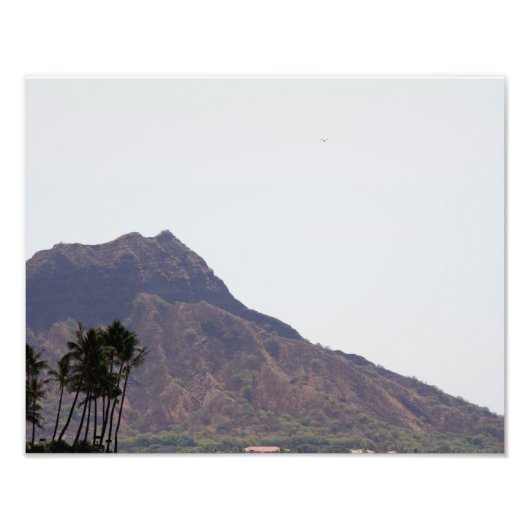 Photographie Diamond Head Hawaii (Devant)