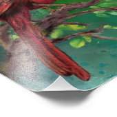 Photographie d'oiseau du Cardinal rouge du Nord (Coin)