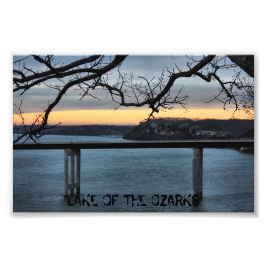 PHOTOGRAPHIE DU LAC DES OZARKS (Devant)