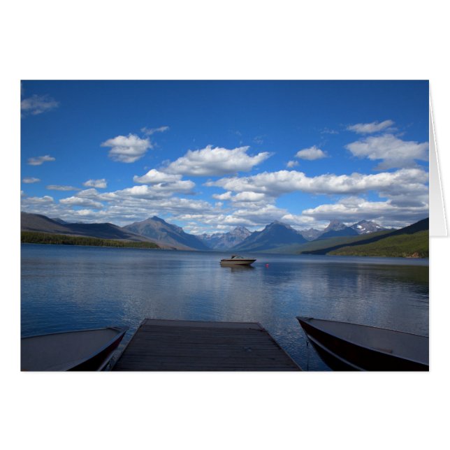 Photographie du parc national de Glacier. (Devant horizontal)