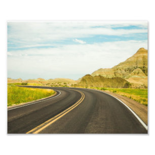 Photographie du parc national des Badlands Imprime