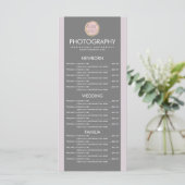 Photographie Entreprise Votre Logo Earth Tone Menu (Debout devant)