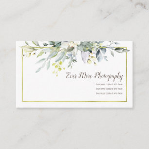 Photographie florale des cartes de visite   de