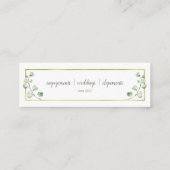 Photographie florale du carte de visite | de Boho (Dos)