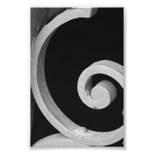 Photographie G7 4x6 noir et blanc de lettre